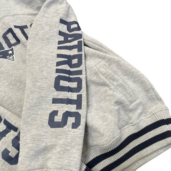 New England Patriots Mock Neck Mens Med NFL Turtleneck Sweatshirt Team Apparel - Picture 9 of 14